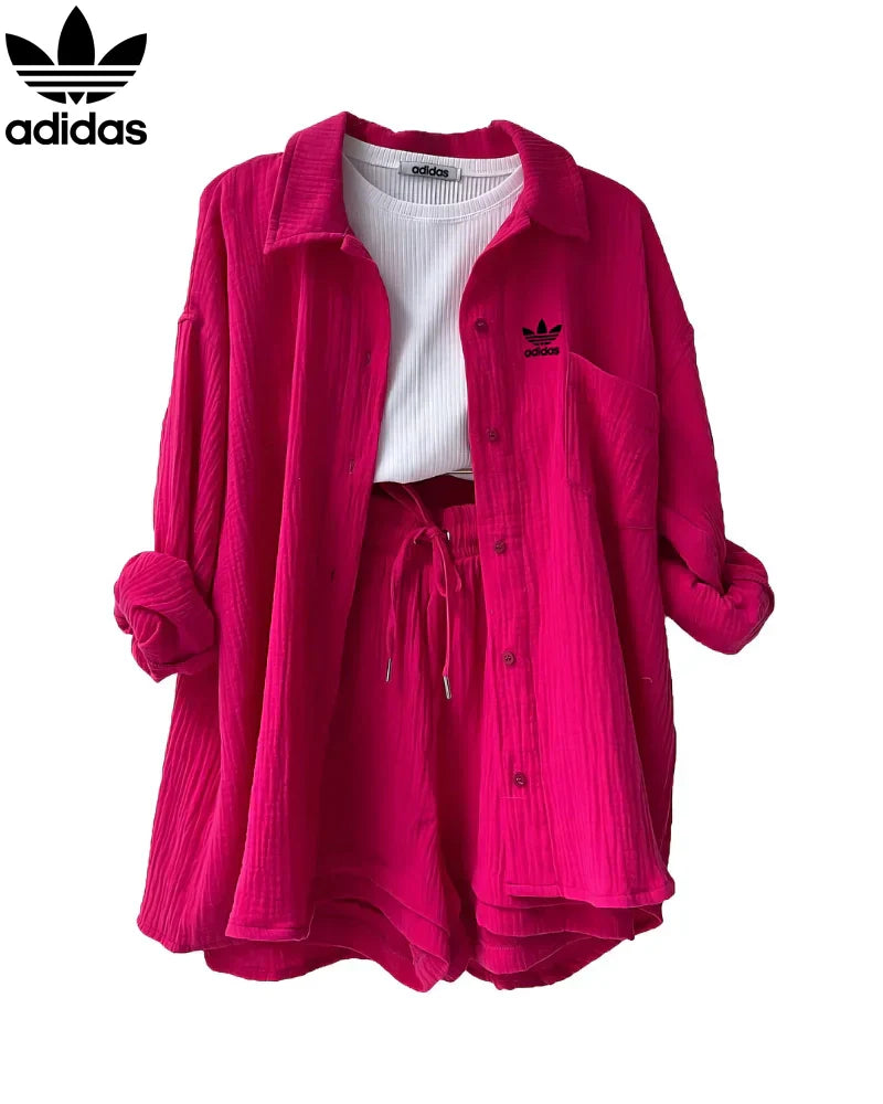 Flaira - Ensemble 2 pièces (Chemise & Short) Oversize